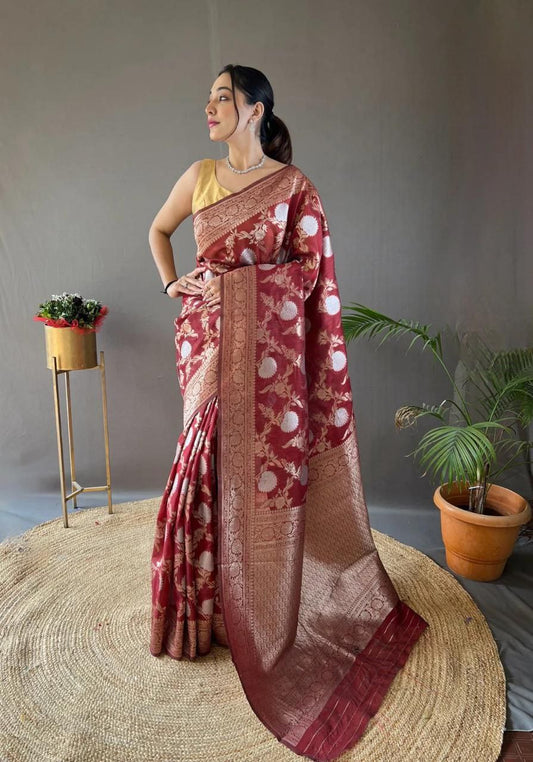 Latest New Lichi Silk Saree Collection.