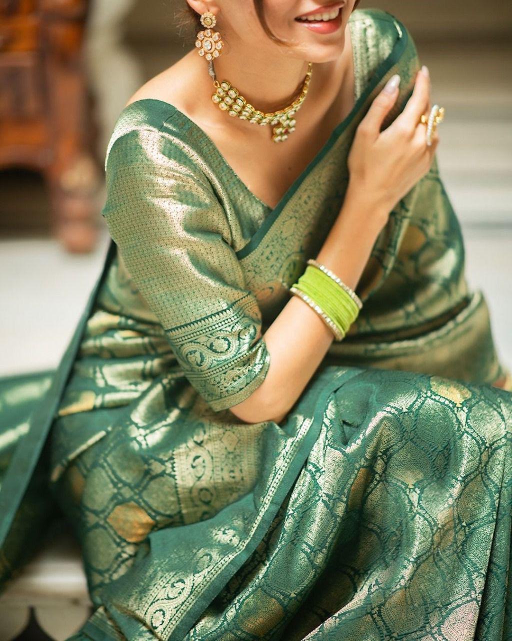 Traditional Wear Special Banarasi Soft Silk Saree Collection.