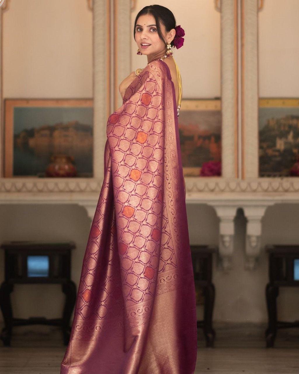 Royal Banarasi Soft Silk Saree Collection.