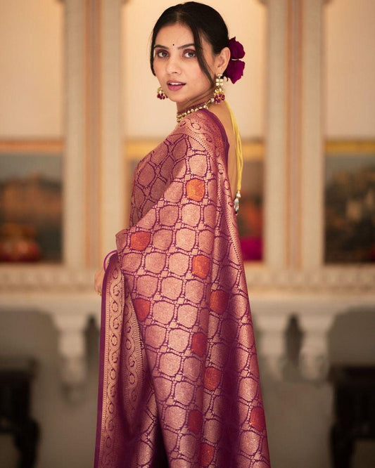 Royal Banarasi Soft Silk Saree Collection.