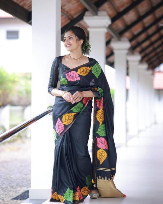 Latest New Banarasi Soft Silk Saree Collection.