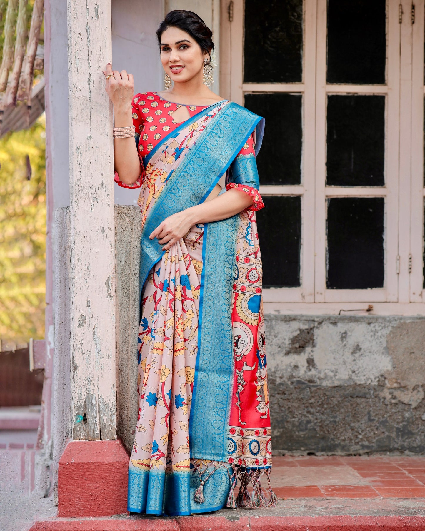 Premium Pure Silk Beautiful Digital Printed Saree Collection.