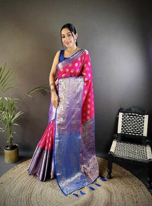 Wedding Season Special New Kanjivaram Katan Silk Saree Collection.