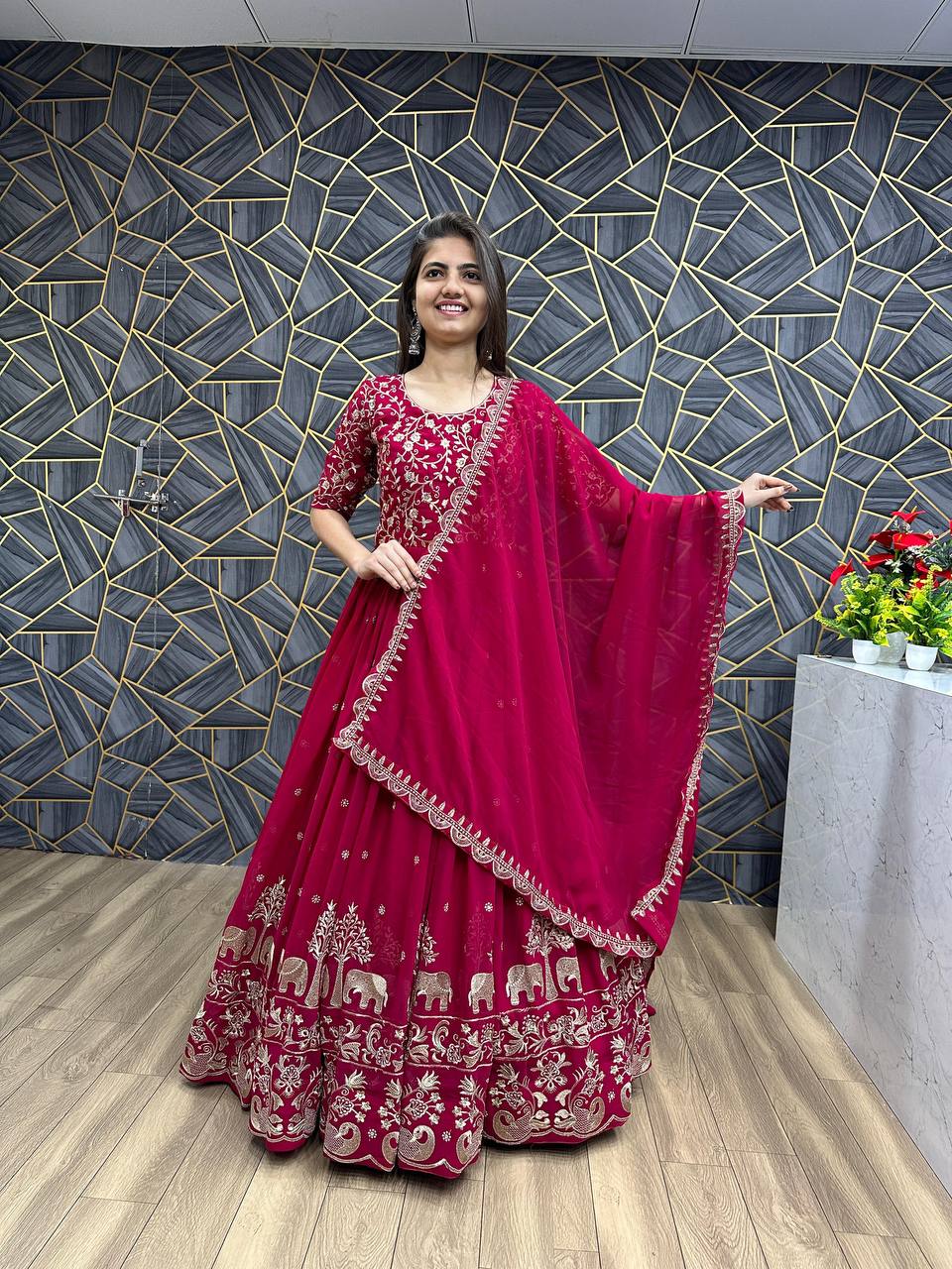 Perfact Weeding Season Speial Pink Gown Collection.