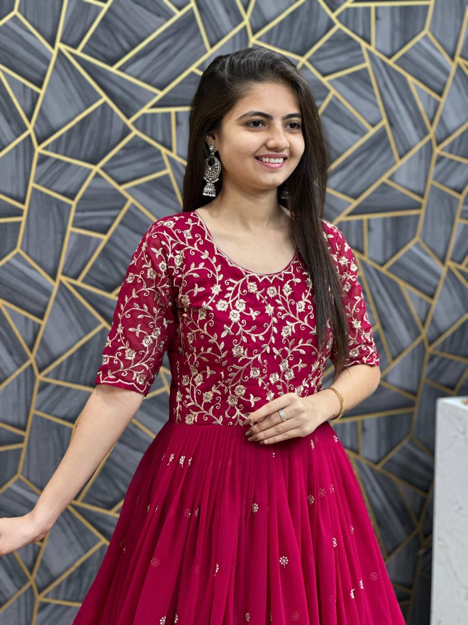 Perfact Weeding Season Speial Pink Gown Collection.