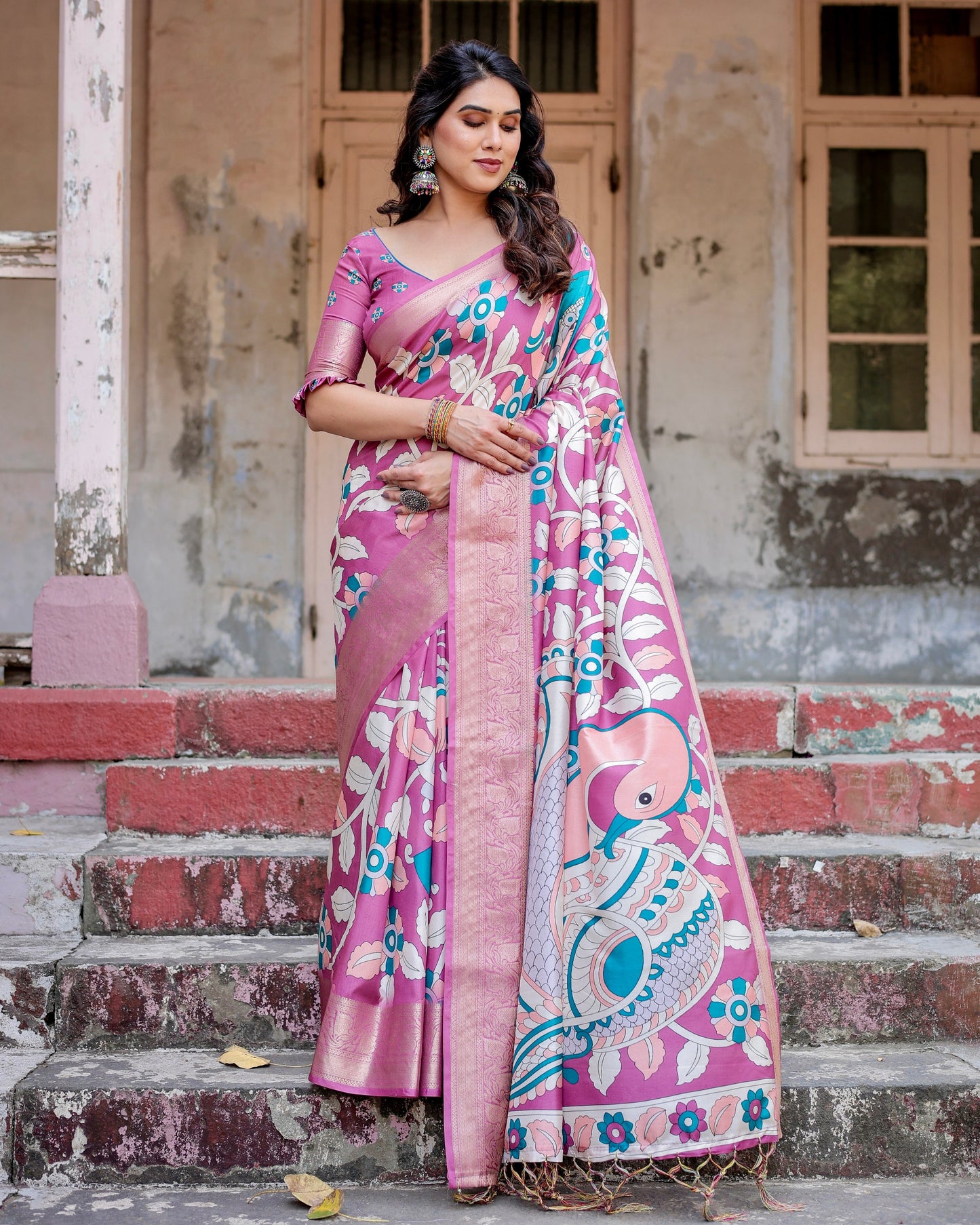 Beautiful Designer Pure Silk Saree.