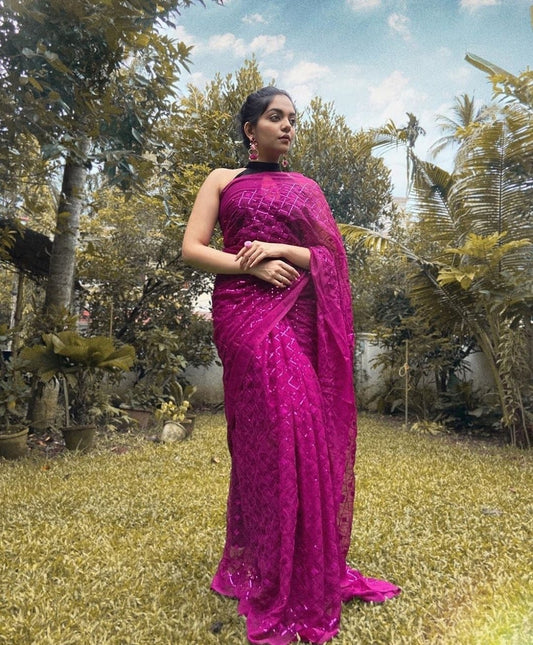 Beautiful Designer Georgette Saree Collection.