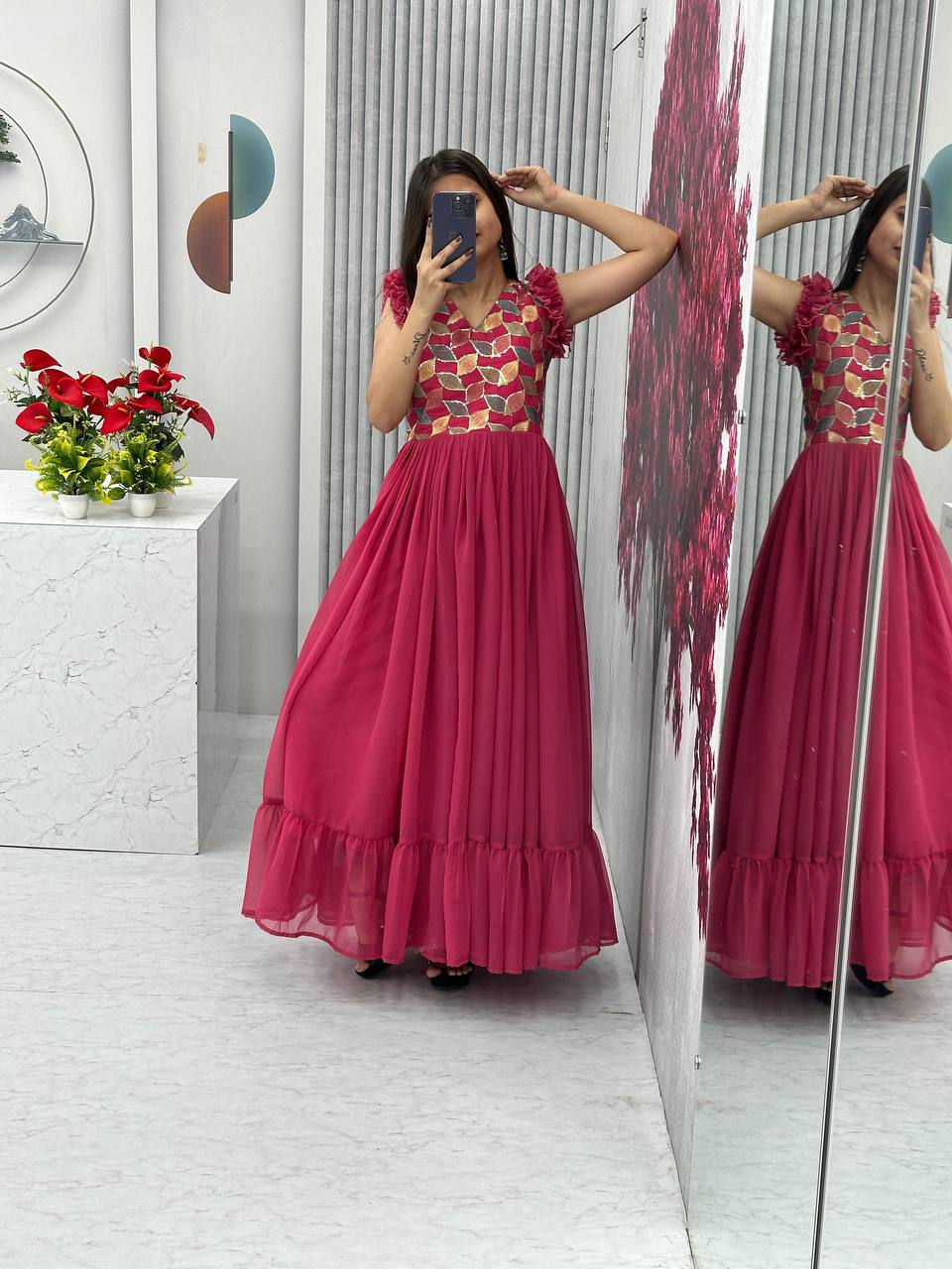 Pretty Pink Designer Gown Collection.