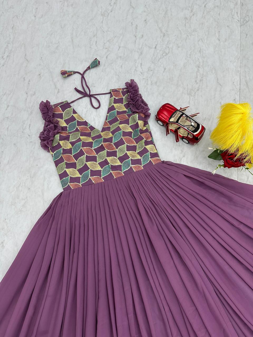 New Premium Faux Georgette Gown Collection.