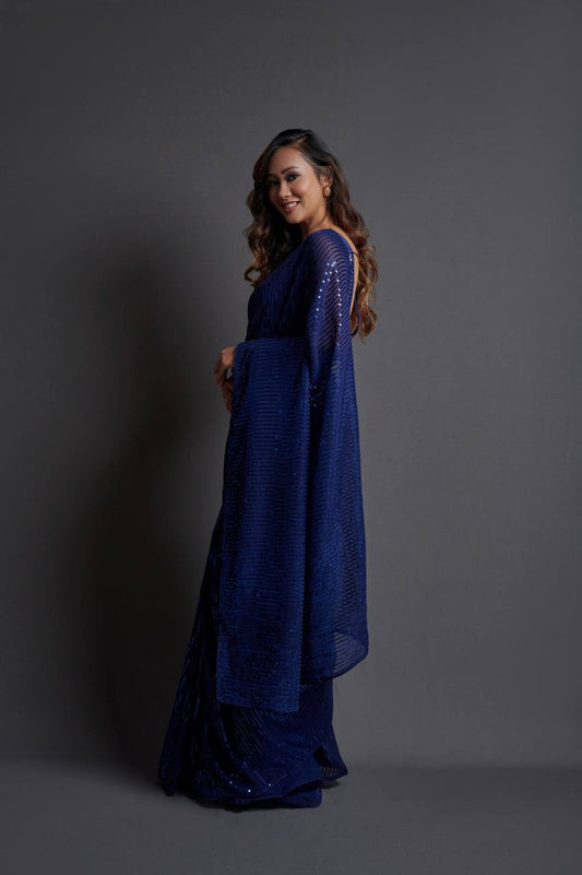 Beautiful Premium Sequence Party Wear Saree Collection.