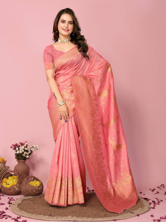 Soft Dolla Silk Saree With Jacquard Work Saree Collection.