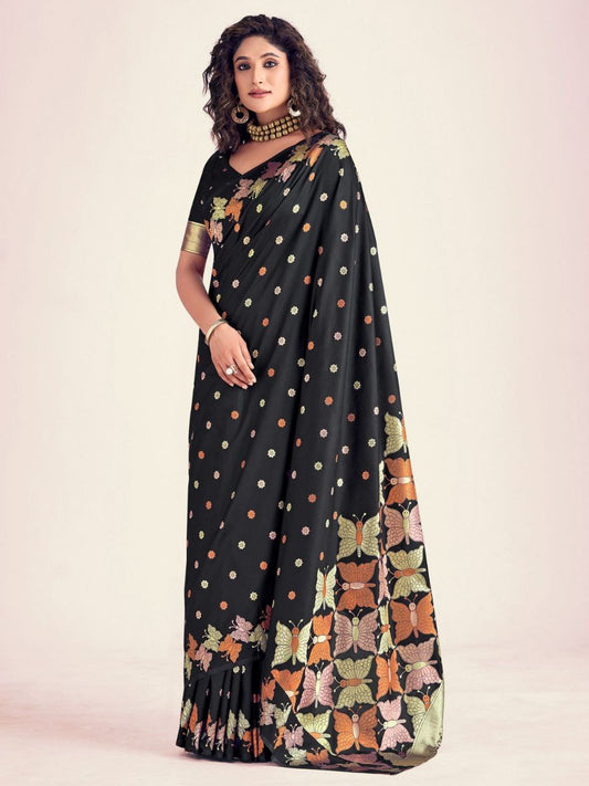 Premium Quality Lichi Silk Saree Collection.