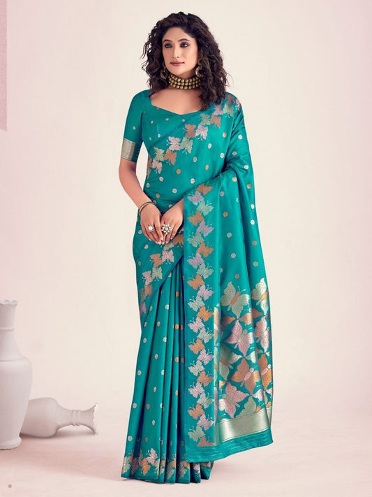 Most Trendy Pretty Lichi Silk Saree collection