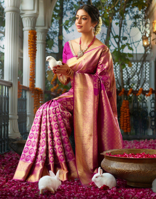 Latest Pure Soft Banarasi Silk Saree Collection.