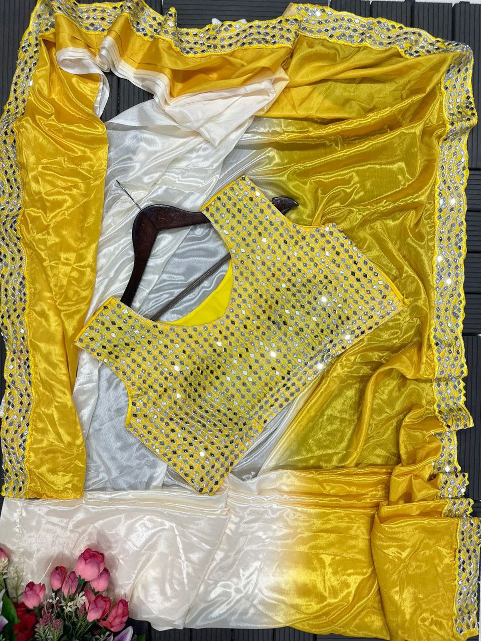 Latest Designer Pretty Ready To Wear Saree Collection.