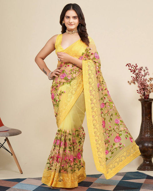 Latest Occasions Wear Special Soft Net Saree Collection.