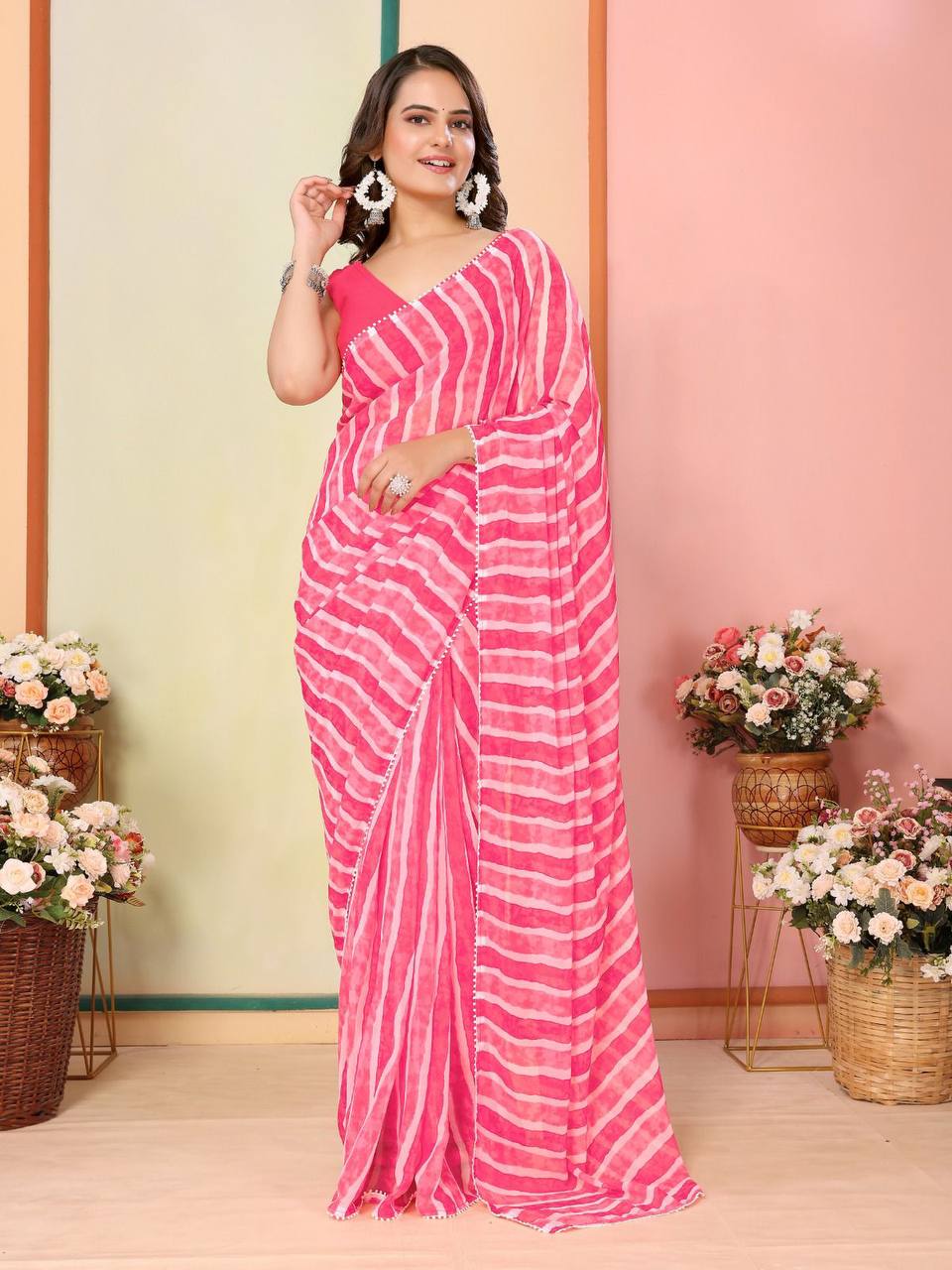 Beautiful 1-Minute ready to wear saree collection.