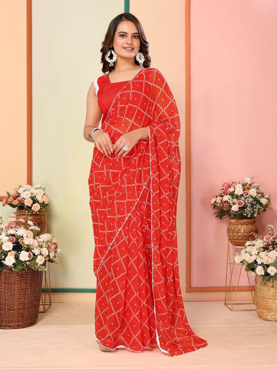 Classical Look Premium 1-Minute Ready To Wear Saree.