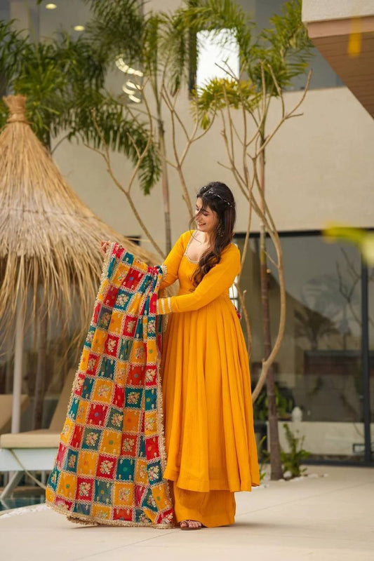 Haldi Functions Special New Latest Designer Outfit.