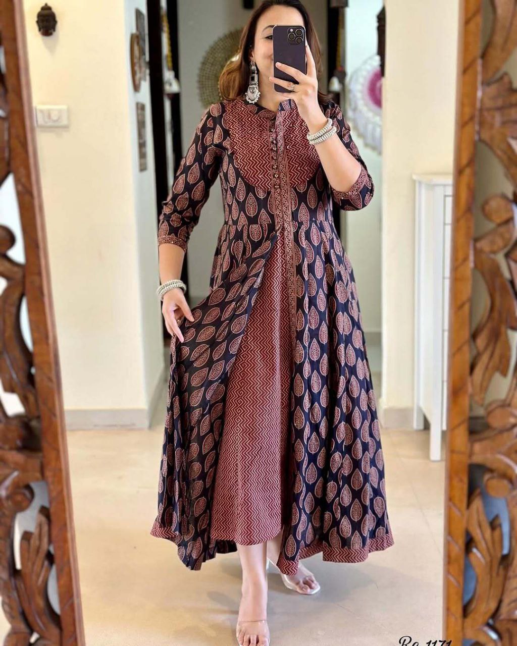 Prettiest New Designer Pure Cotton Printed Outfit.