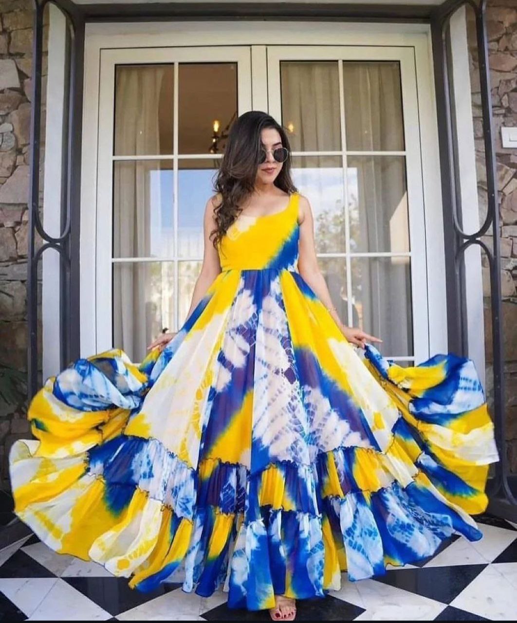 Pretty Party Wear Special Beautiful Gown.